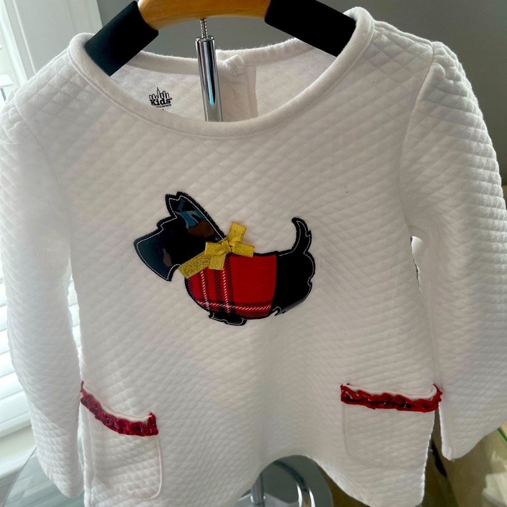 Girl’s Top with Scottish dog